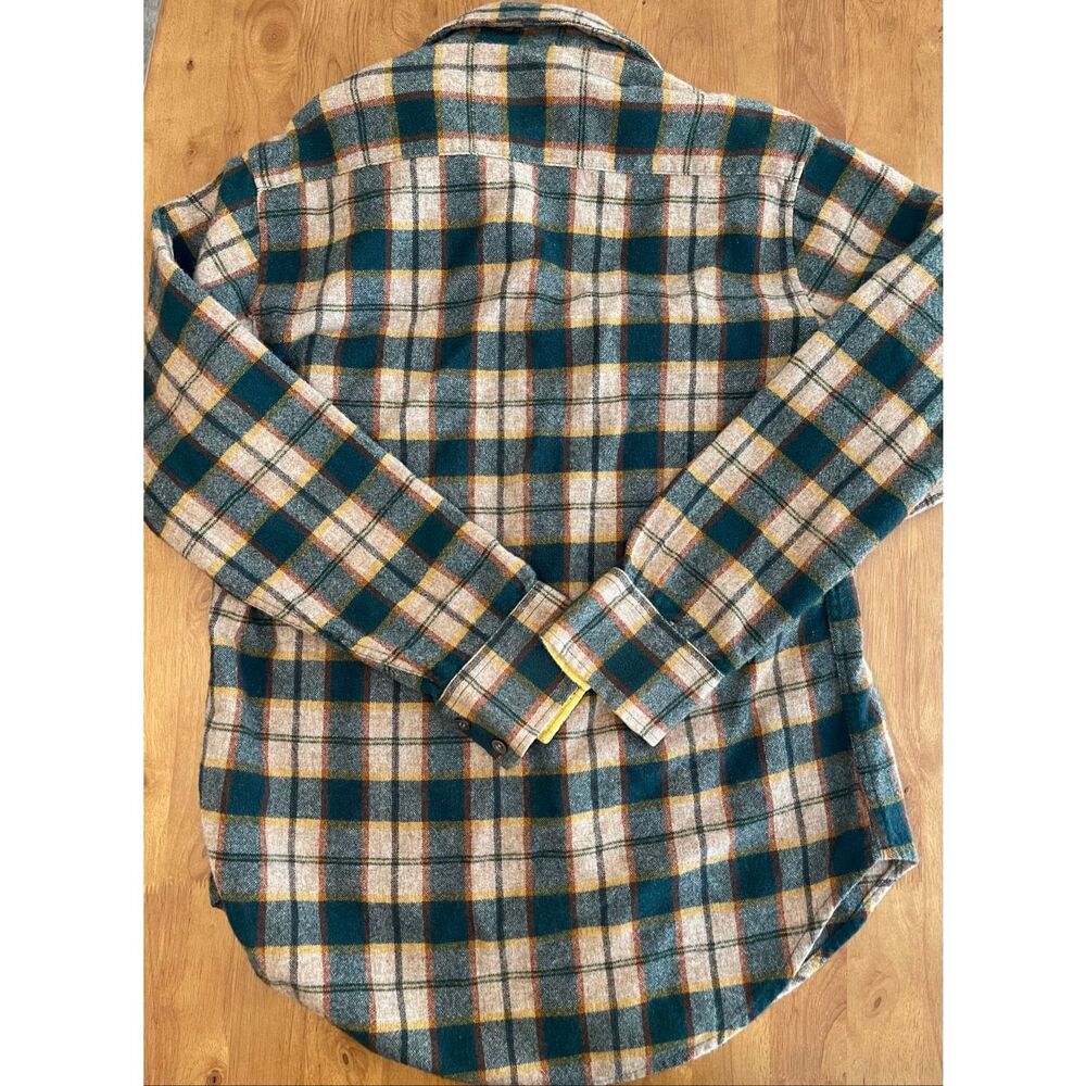 Sierra Madre Briggs Plaid Shirt Long Sleeve Size‎ M From The 1980's VTG Hiking - Picture 9 of 9
